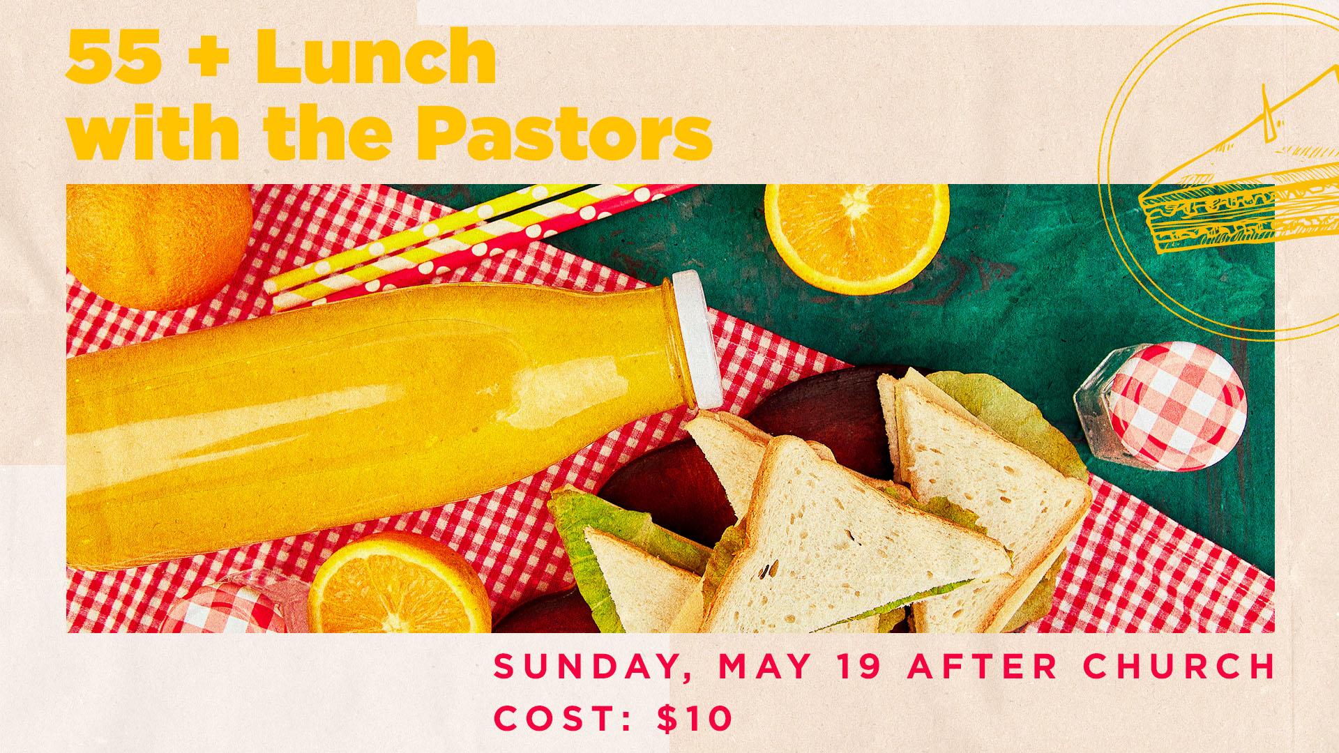 55+ Lunch with the Pastors